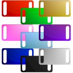 Aluminium Extra Large Sliding Collar Pet Tags