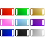 Aluminium Large Sliding Collar Pet Tags