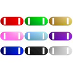 Aluminium Rounded Sliding Collar Pet Tags