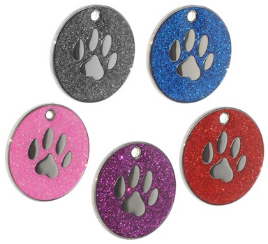 Brass Heart-shape Pet Tags